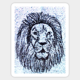 Fearless Lion Sticker